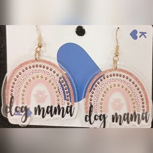 Dog Mama Rainbow Earrings